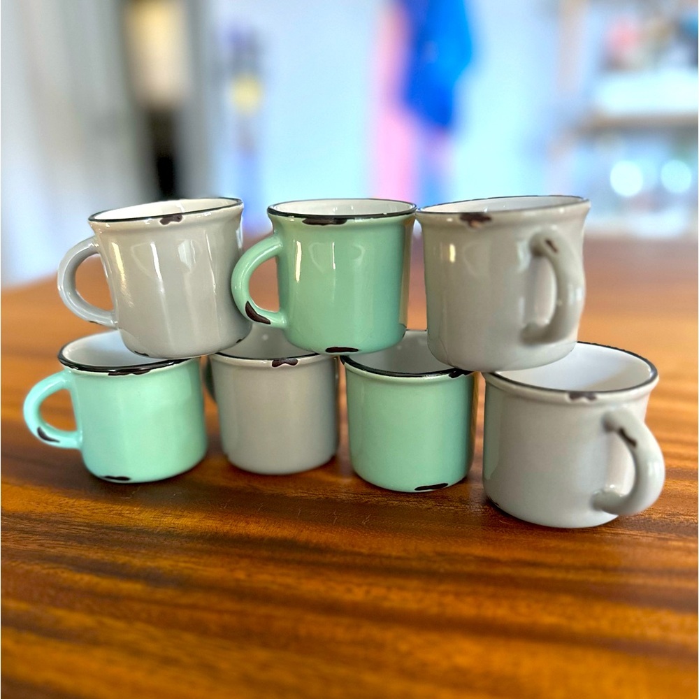 Canvas Home Tinware Espresso Mugs, 7